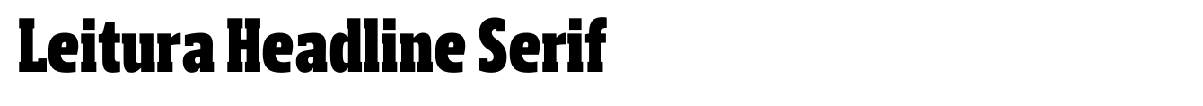 Leitura Headline Serif image